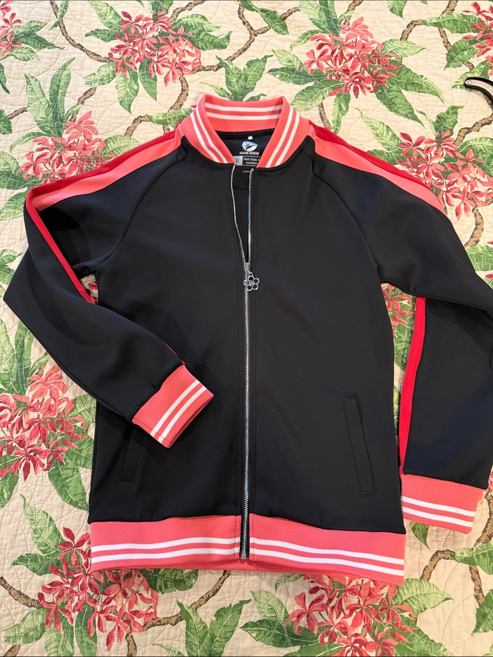 Marie Birdie Cinnamon Girl ⛳️ Golf-Track Jacket NWOT